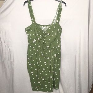 GREEN Tank Dress
